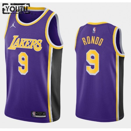 Dječji NBA Dres Los Angeles Lakers Rajon Rondo 9 2020-21 Jordan Brand Statement Edition Swingman